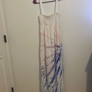 Hurley tie dye, maxi dress
